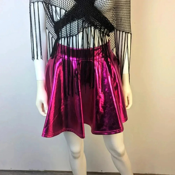 Urban Coco Fushia Mini Rave Skater   Skirt / Small - Picture 1 of 5